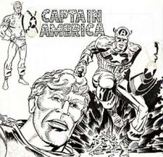 Steven Butler Angel Gabriele - Captain America Bucky - Loose page - First edition - (1990)