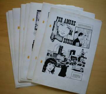 Lanciostory n. 2 - 17x tavole originali "Per Amore di Susie" - episodio completo - Loose page - (1983) | Catawiki