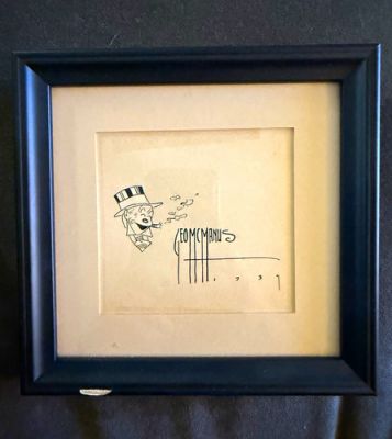 George McManus Original 1939 Signed Ink Drawing Bringing Up Father Jiggs Cartoon | eBay US (Buy It Now)