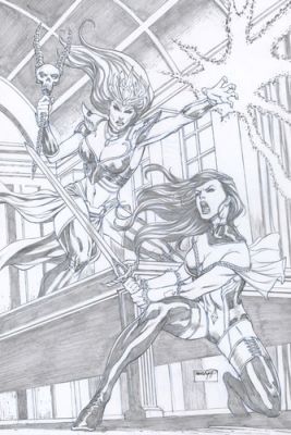 Grimm Fairy Tales 51 Sheldon Goh Original Comic Book Art Fantasy Variant Cover | eBay US (Buy It Now)
