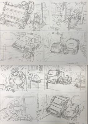 PLANCHES CRAYONNÉES POUR LÉO LODEN T15 : PLANCHE 41 | Pulp’s