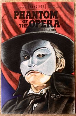 Phantom of the Opera Custom Sketch Cover by Thomas Key | Raremarq (Buy It Now)