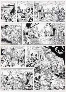 Torton | Les Conquérants du Mexique, planche n°5 Ã  l’enc… | Banque Dessinée