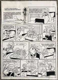 ARTURO MORENO - CONJUNTO DE 6 DIBUJOS ORIGINALES- CÓMIC GUIÓN : CARLOS BECH - | todocoleccion (Buy It Now)