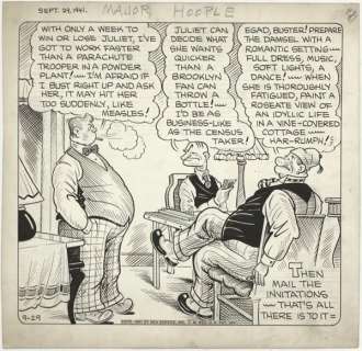 10: Freyse Our Boarding House daily original comic art