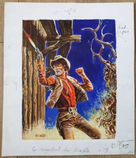 Rouge, Michel - Couverture originale en couleur - Press Pocket - Western | Catawiki