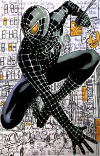 Spider-Man - illustrazione originale "Fumetta’" ( 29x42 cm) - Loose page - (2014) | Catawiki