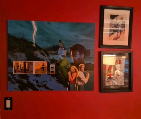 Michael Herring Mack Bolan: Ultimate Game Book Cover Painting Illustration Art | eBay US (Buy It Now)