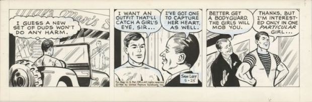 Sam Leff Davy Jones Original Ink Daily Newspaper Comic Strip Art Signed 1966 219 | eBay US (Buy It Now)