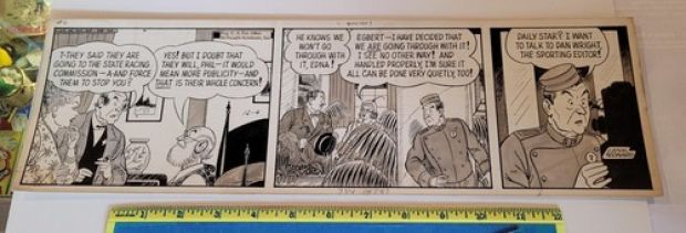Mickey Finn Original Comic Strip Art Bellhop Signed Lank Leonard McNaught | eBay US (Buy It Now)