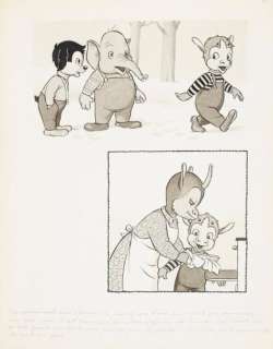 Arnal José Cabrero | RIQUIQUI ET ROUDOUDOU Belles illustrations au lavis... | Vermot et Associés