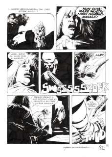 Brendon n. 9 - Tavola Originale "il carro della paura" - Loose page - First edition - (1999) | Catawiki