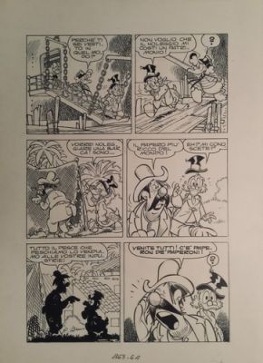 Tavola originale - Zio Paperone e la piramide capovolta - Giorgio Cavazzano | eBay Europe (Buy It Now)