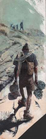 Follet | Cordées Souterraines, illustration Ã  l’acrylique… | Banque Dessinée