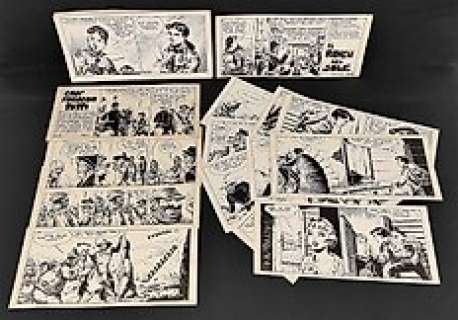 Capitan Miki Serie XXXV #104 - 32x strisce originali - episodio completo "CosÃ¬ Finiscon Tutti" - Loose page - (1967) | Catawiki