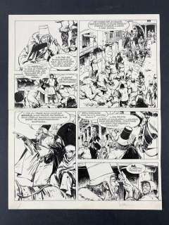 Vance - Tavola originale (p.20) Ramiro T2 - Ramiro et le charlatan - (1981) | Catawiki