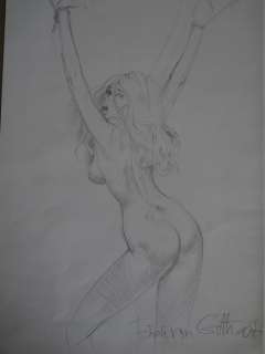 Erich von GÃ¶tha - Dessin original - Janice - Format: Â± 20 x 29 cm. | Catawiki