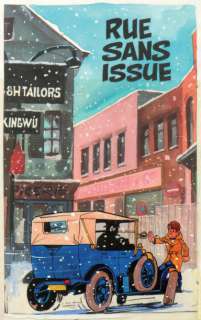 Tillieux | Gil Jourdan - Rue sans issue Encre de Chine, gouache, et aquarelle | Millon