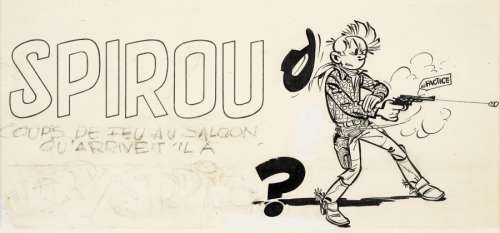 André Franquin | Coups de feu au saloon ! | Artcurial