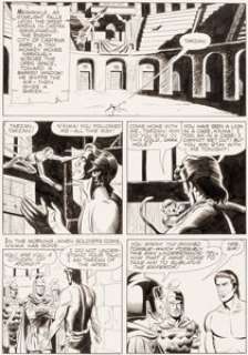 Paul Norris and Mike Royer Edgar Rice Burroughs‘ Tarzan of the Apes #194 Story Page 11 Original Art (Gold Key/West...
