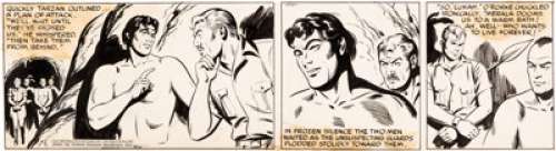 John Lehti Tarzan Daily Comic Strip Original Art #2921 (United Feature Syndicate, 1948). ... | Heritage