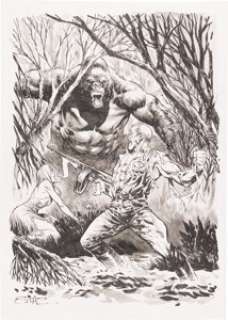 Staz Johnson - Doc Savage Illustration Original Art (c. 2020)....
