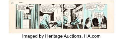 Caniff, Milton | Milton Caniff Terry and the Pirates Daily Comic Strip Original Art dated 11-10-37 (Chicago Tribune-New York News S... | Heritage