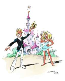 Dany - Dessin original Ã  l’encre de chine et aux encres de couleurs | Catawiki