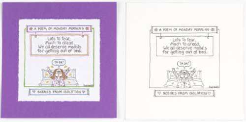 Guisewite, Cathy | Cathy Guisewite Scenes from Isolation Page 108 Single Panel Comic Illustration Original Art (Andrews McMeel Publis... (Total: 2 Original Art) | Heritage