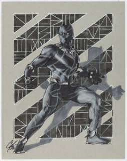 Cat Staggs Black Panther Illustration Original Art (Undated).... | Heritage
