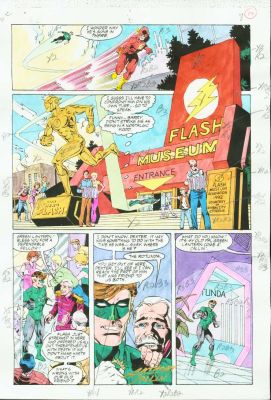 Original D.C. Production Art Green Lantern #40 | DTA Collectibles