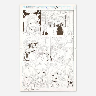 Amanda Conner | Barbie Fashion #3 Story Page 23 Original Art (Marvel Comics, 1991) | Landry Pop Auctions
