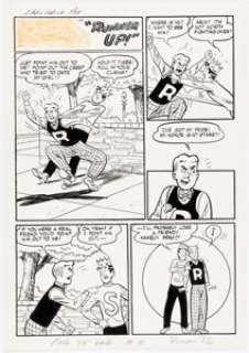 Bill Vigoda Archie’s Pal ’n’ Gals #10 Complete 6-Page Story "Runner Up" Original Art (Archie, 1959). (Total: 6 Original Art) | Heritage