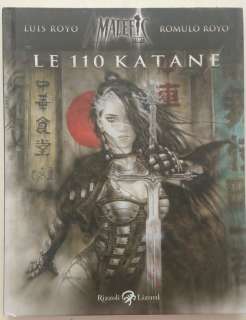 Luis Royo - Luis Royo 110 katane volume con disegno originale - First edition | Catawiki