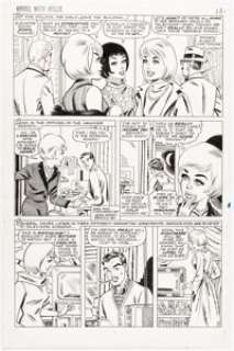 Stan Goldberg Modeling with Millie #48 Story Page 9 Original Art (Marvel, 1966). | Heritage