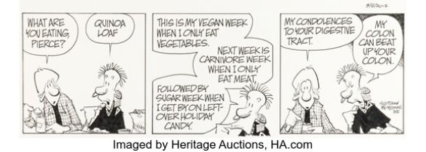 Jerry Scott and Jim Borgman Zits [Colon Calamity] Daily Comic Strip Original Art dated 3-5-12 (King Features Syndicate, 2012). | Heritage