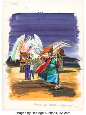 Luis Dominguez Boris Karloff Tales of Mystery #57 Cover Painting Original Art (Whitman/Gold Key, 1974). | Heritage