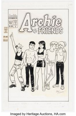 Dan DeCarlo Archie & Friends #16 Cover Original Art (Archie, 1995). | Heritage