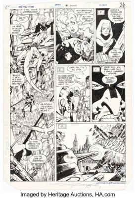 George Pérez and Romeo Tanghal Tales of the Teen Titans #41 Story Page 21 Original Art (DC, 1984). | Heritage
