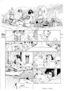 Francesco Trifogli - original artwork "Le feu de Thesee" - Loose page - First edition | Catawiki