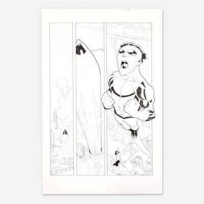 Ryan Ottley And Cliff Rathburn | Invincible #52 Story Page 9 Original Art (Image Comics, 2008) | Landry Pop Auctions