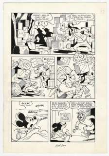 Topolino #1485 - G. B. Carpi - tavola originale â€œTopolino e lo stendardo perduto" - Loose page - (1984) | Catawiki