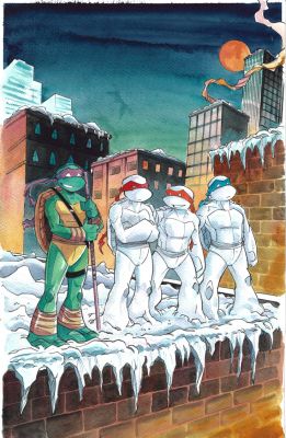 Shawn Daley | TMNT #124 AOD variant cover | Athenaeum Comic Art