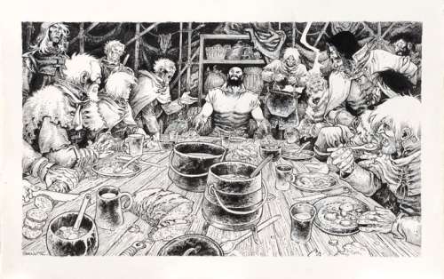 Le maître d’armes - Original illustration (not published) - (2015) | Catawiki