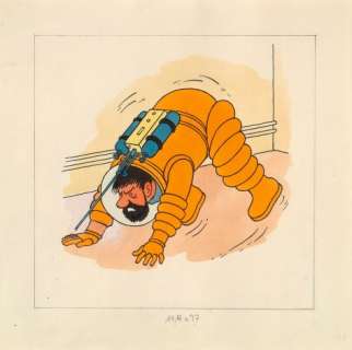 Hergé (Georges Remi Dit) | On a marché sur la Lune | Artcurial