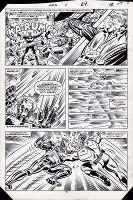 Al Milgrom | West Coast Avengers #7 p.24 | Tavole Originali