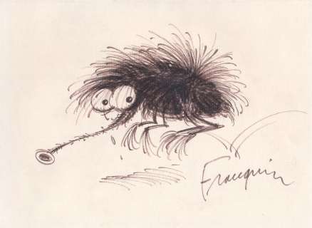 Franquin | Les Monstres, illustration au feutre sur papier de… | Banque Dessinée
