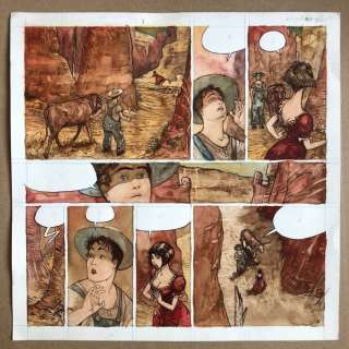 Dutreuil, Vincent - Planche originale couleur - Ada Enigma T3 - Une histoire infernale - (2002) | Catawiki