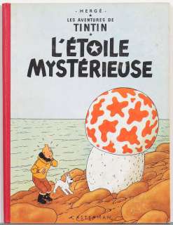 Tintin | L’Etoile mystérieuse, édition de 1960 (B27 bis).… | Banque Dessinée