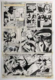 Tomb Of Dracula #10 - Page 14 - 1st Appearance Blade Issue - Featuring Dracula! - Art by Gene Colan - Very Rare! - Loose page - Original Art - (1973) | Catawiki